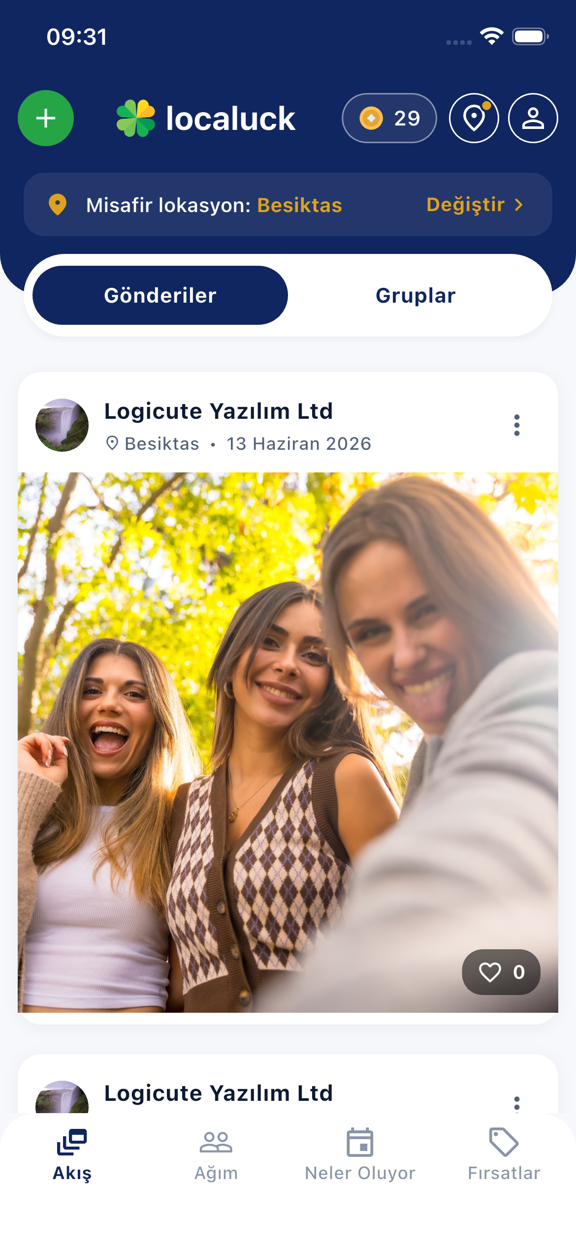 Localuck uygulama ekranı